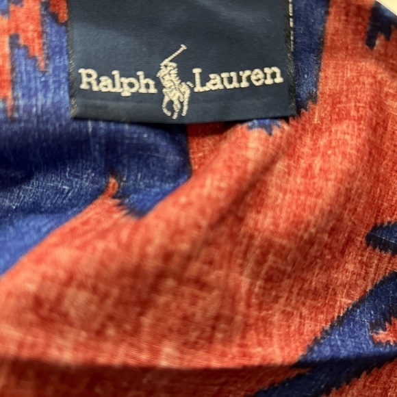 Ralph Lauren King Size Bed Skirt Southwest - Picture 6 of 7